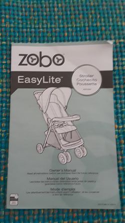 Zobo hotsell easylite stroller