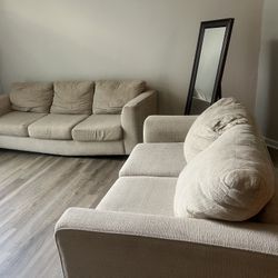 Love Seat And Sofa Chair