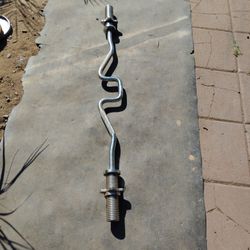 Olympic Super Curl Bar With Collars