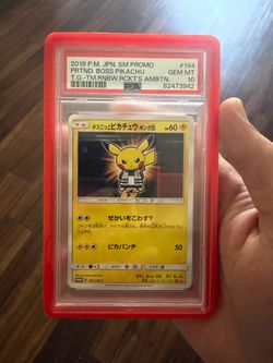 PSA 10 Pokemon Pretend Boss Pikachu Japanese SM Promo #194