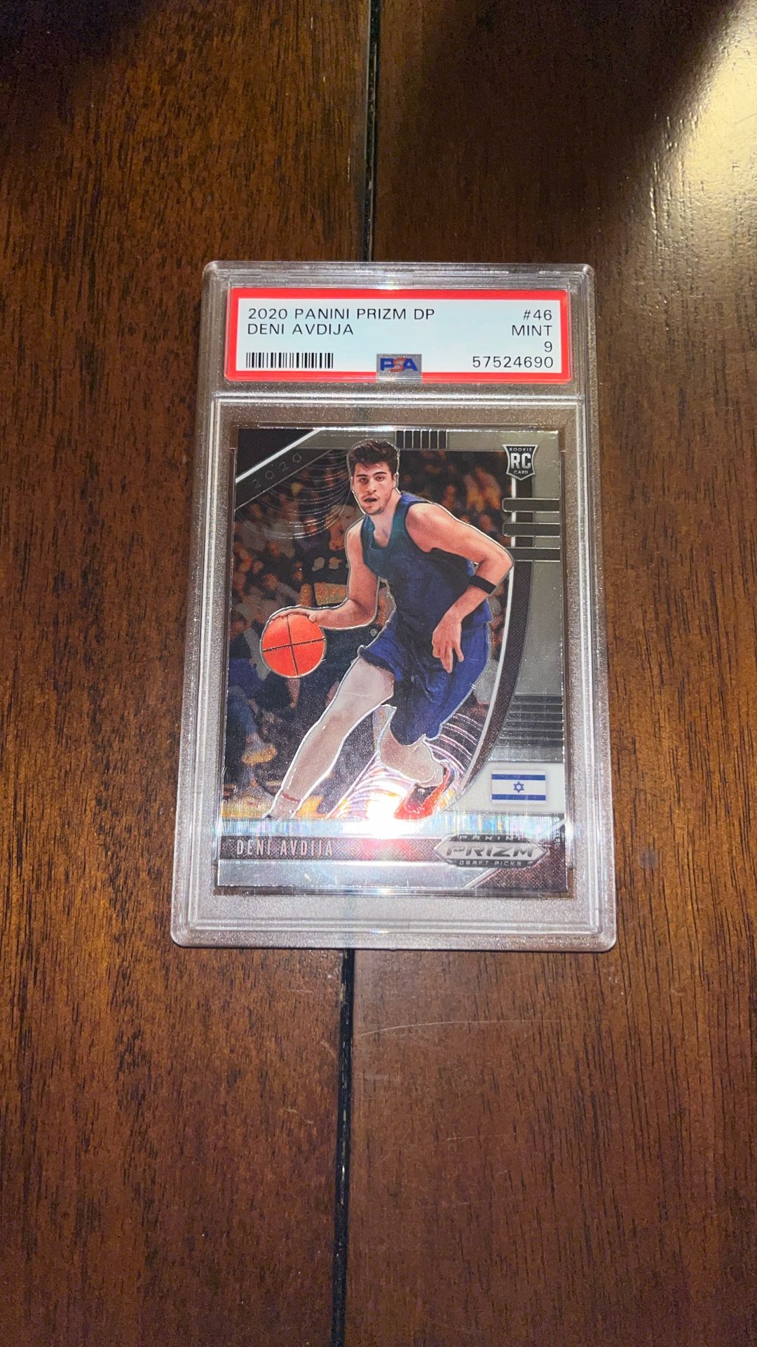 Deni Avdija Panini Prizm Base PSA 9