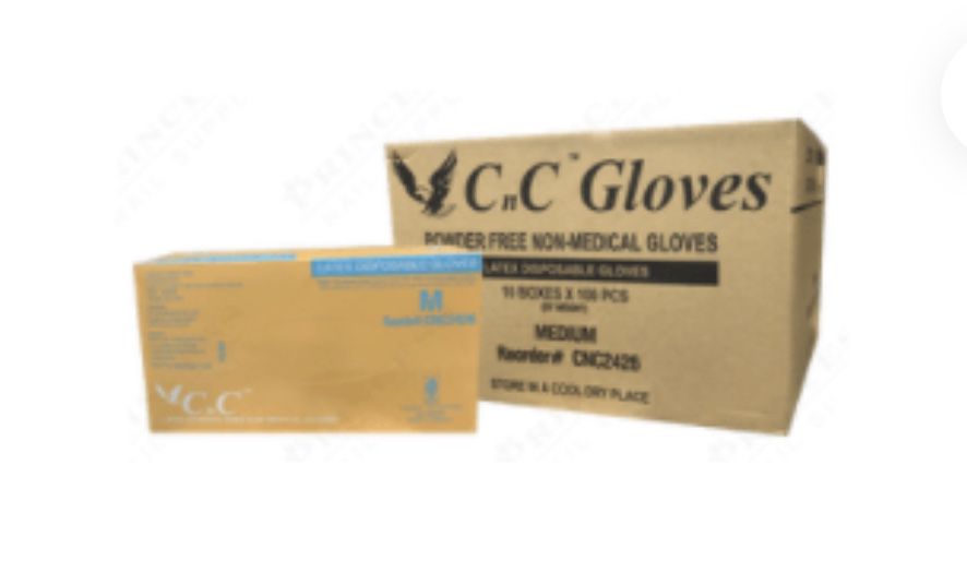 Latex Powder Free Gloves X-small, Small Or Mediums Available Read Below 