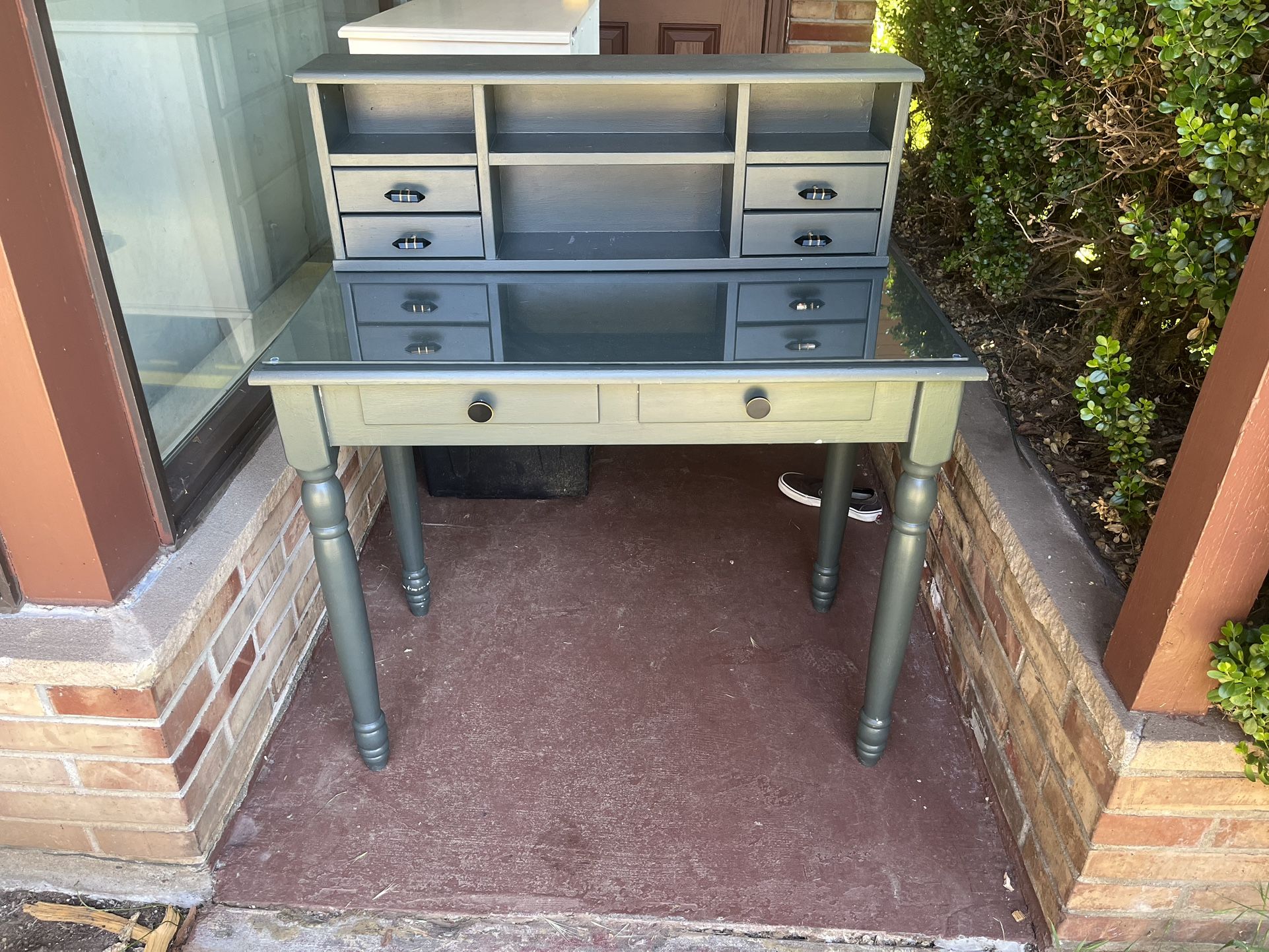 Dark Green Desk
