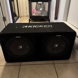 Two 12” Woofers With Kicker Box