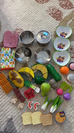 Kids Play Food and Kitchen Accessories Set check more pictures