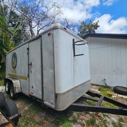 Trailer 7x16 "2013" Obviously Used, But Heavy Duty Clean Documentation In Hand ✋️ READ DESCRIPTION FIRST, LEA PRIMERO. 