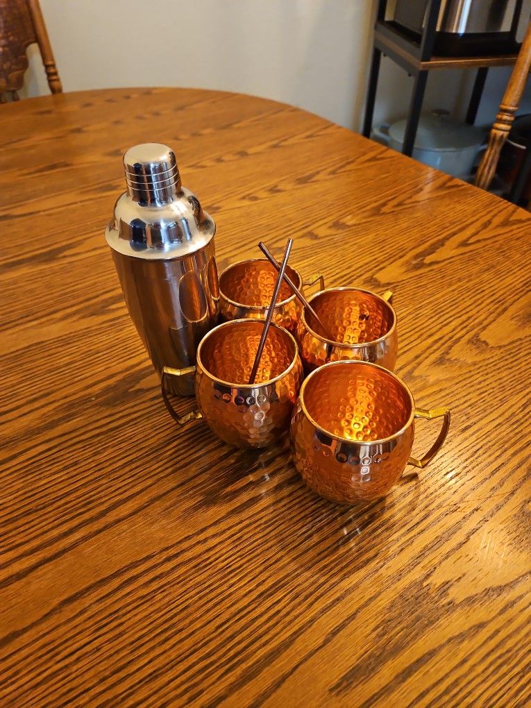 Copper Mule Mug + Shaker