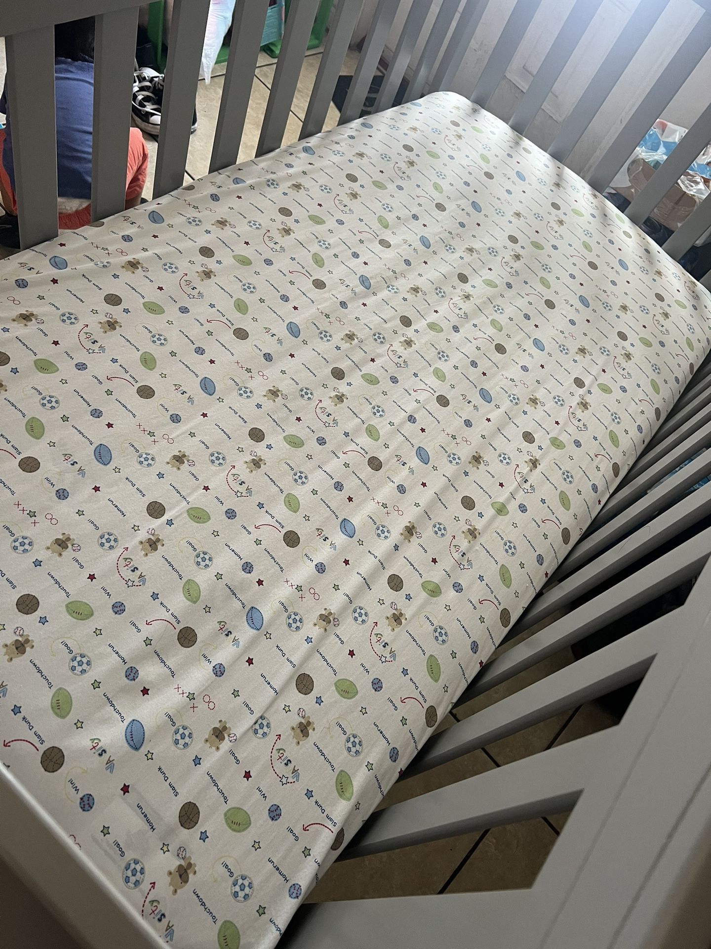 Baby Crib Used But New 