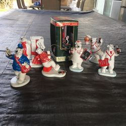 Coca Cola Polar bear Collectibles And Musical Penguins !