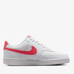 red n white Court Vision nikes