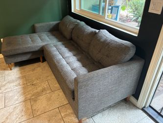Used Small Grey Sofa