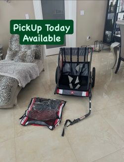 Allen Sport Deluxe Steel Double Child Bike Trailer (1 Available)
