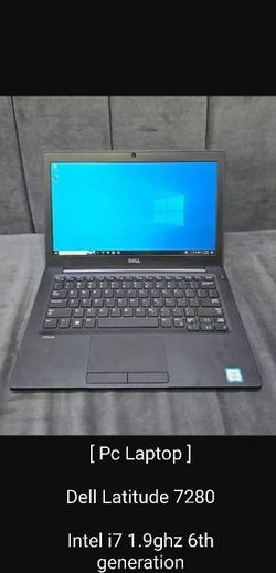 Dell Latitude 7280 Intel i7 1.9ghz 6th generation Series 256gb SSD Webcam 16gb ram WiFi windows 11 pro Bluetooth 64bit system