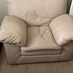 Leather Sofa and Loveseat