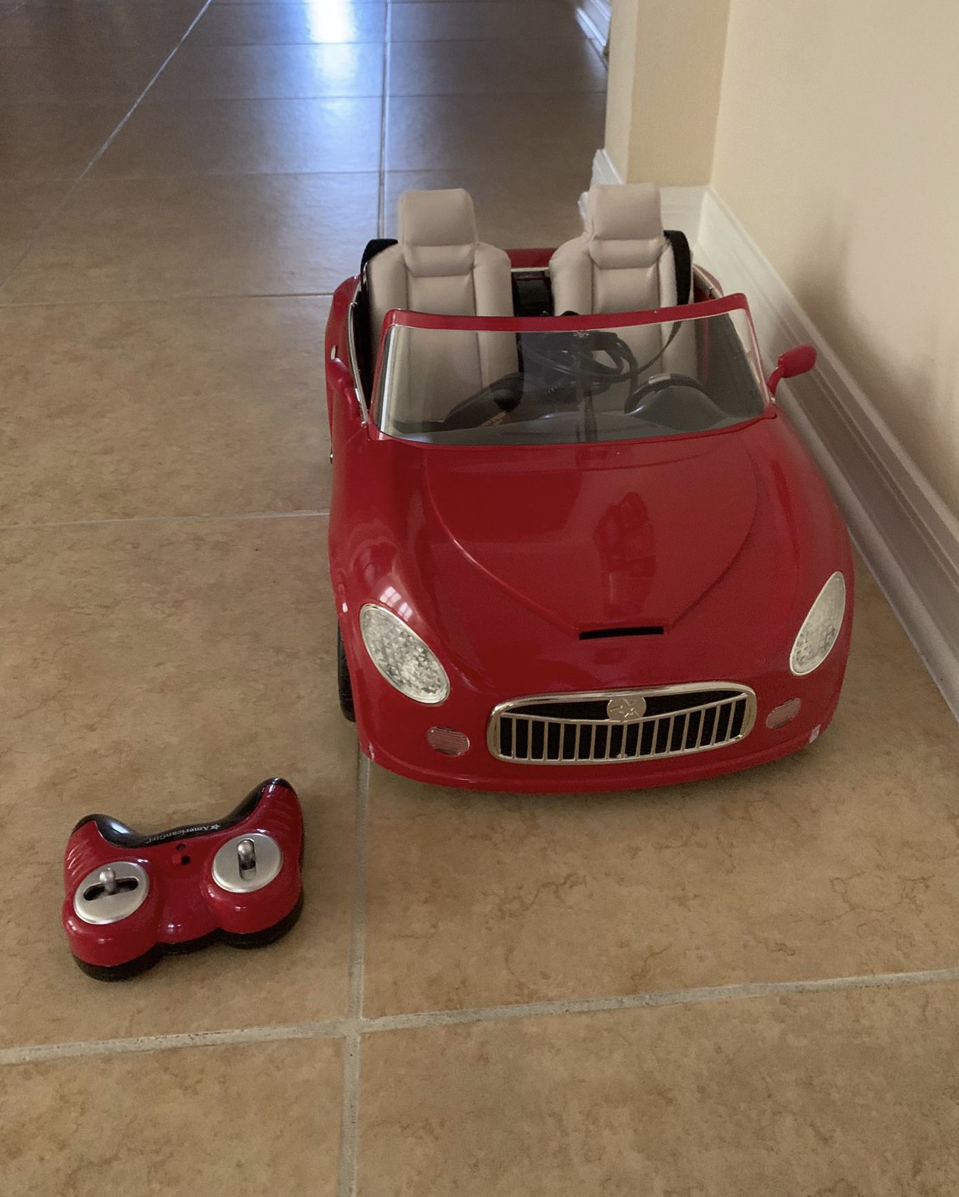American Girl RC Sports Car with Remote  Control 