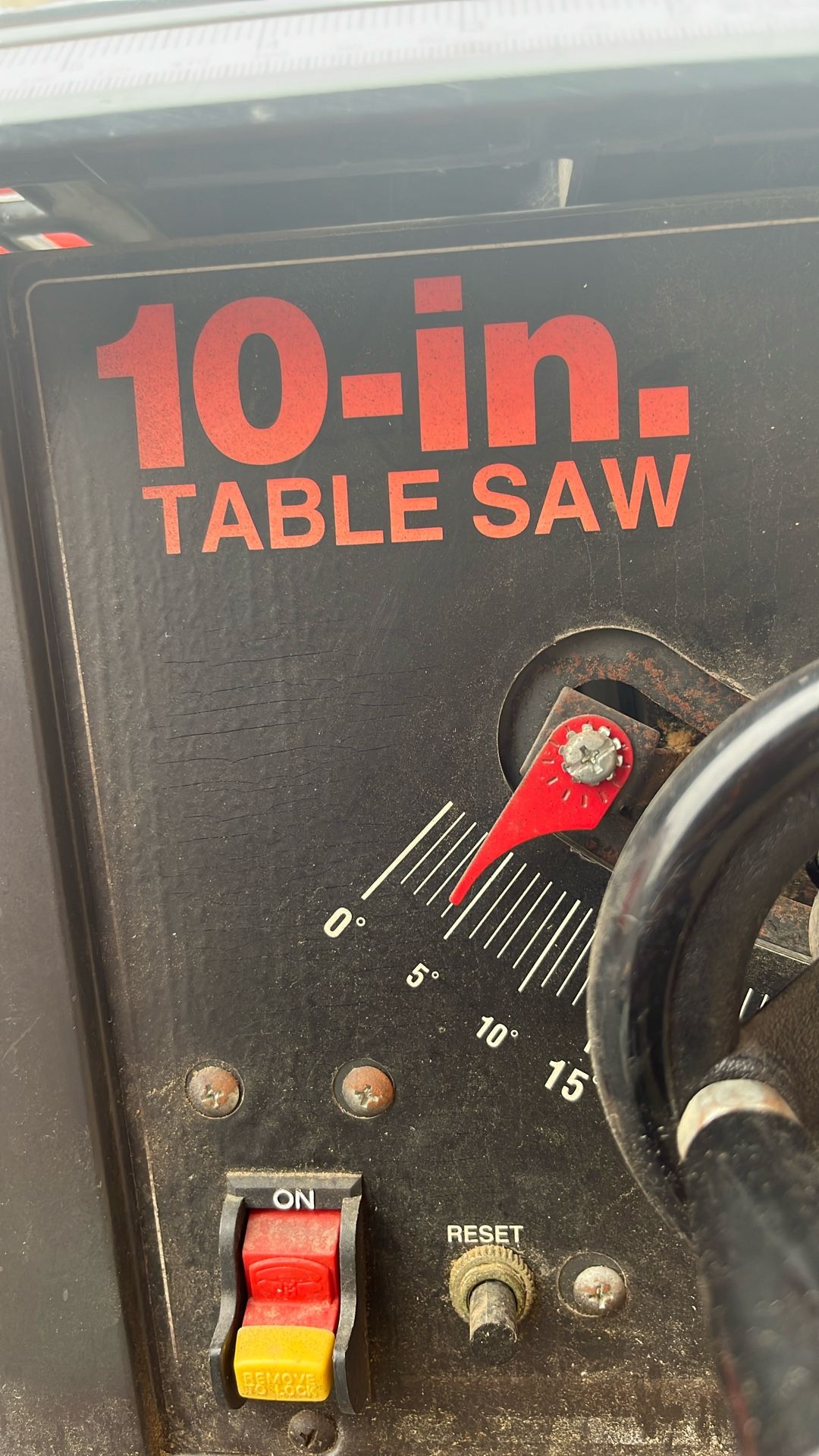 10 inch table saw