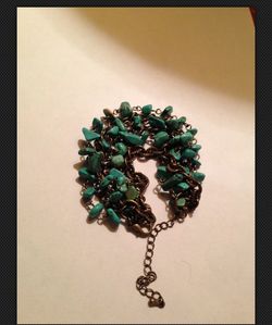 turquoise chain bracelet