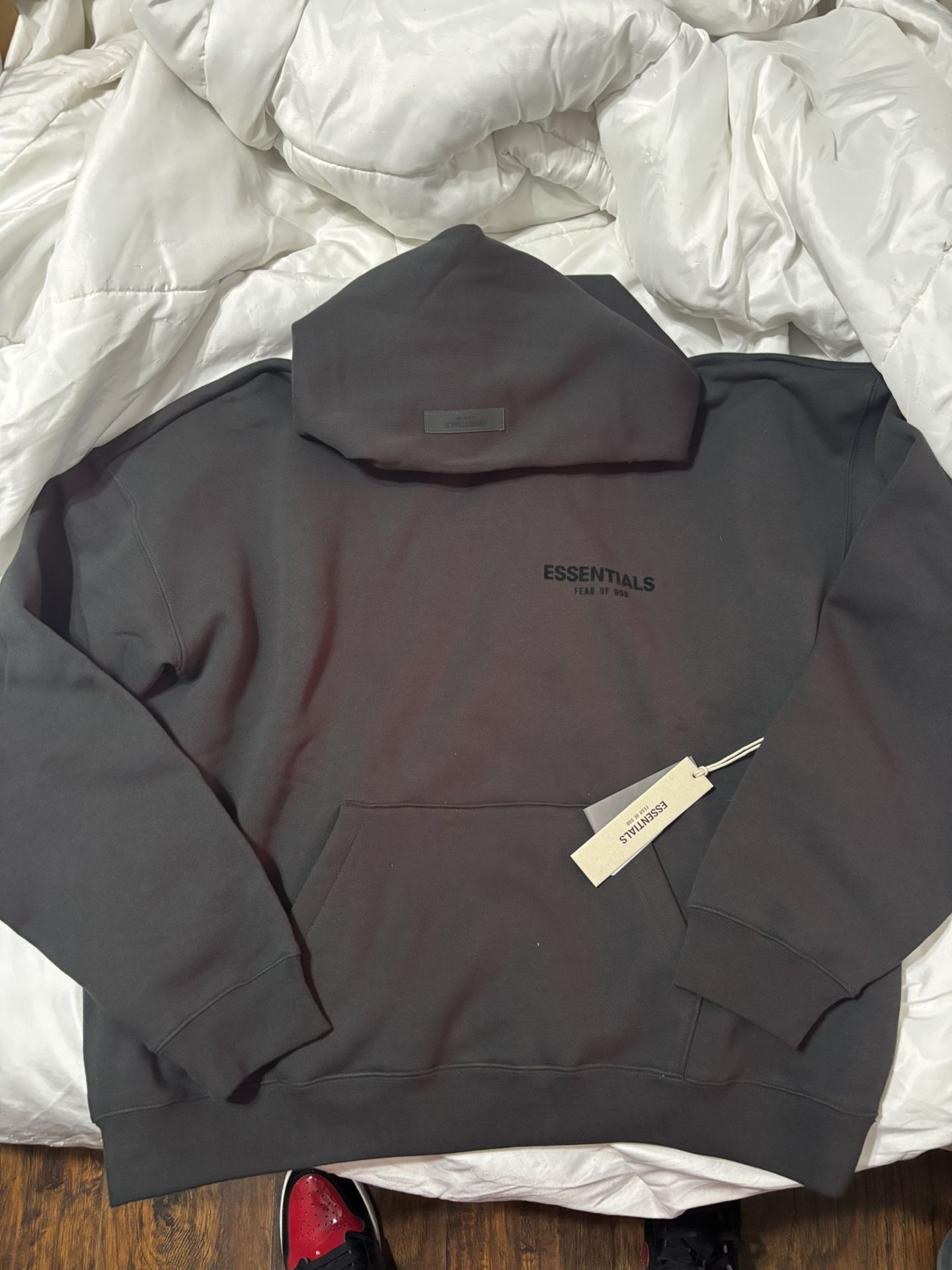 Essential Hoodie Stretch Limo Sz L