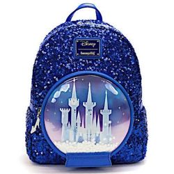 Disney Princess Cinderella Snow Globe Christmas Loungefly Backpack