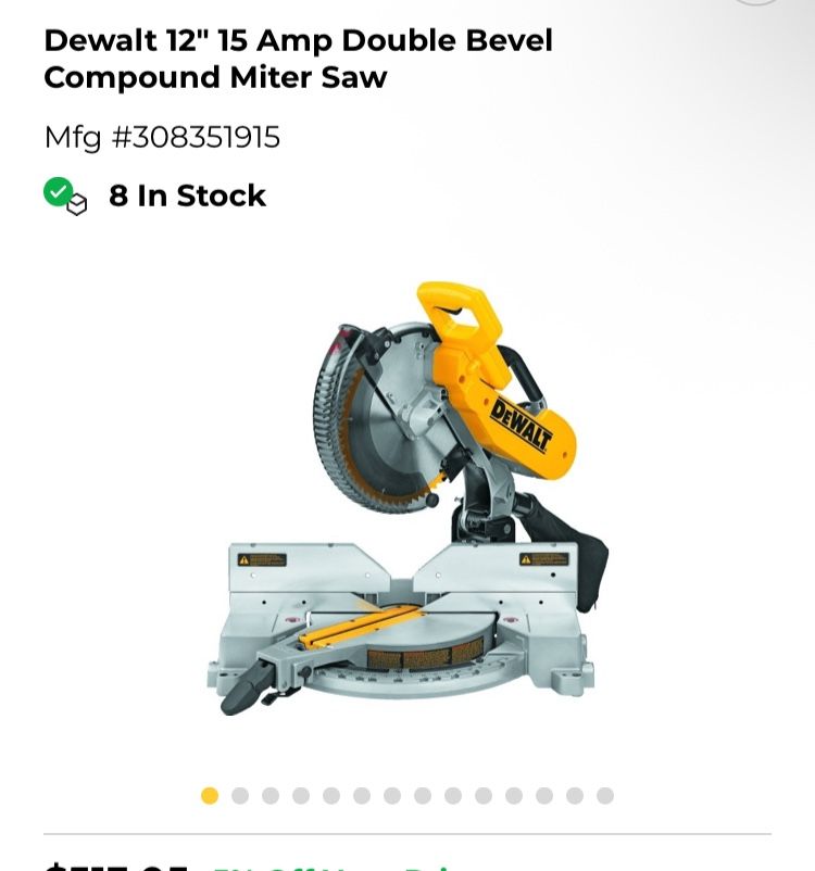 Dewalt Miter Saw