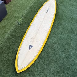 7'6ft Raw Surfboard 