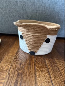 Woodland animal bins