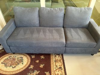 Modern Slate-Grey 3-Seater Urban Lounge Sofa