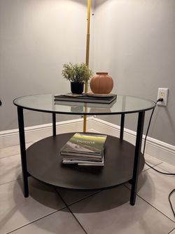 Ikea Round Glass Coffee Table