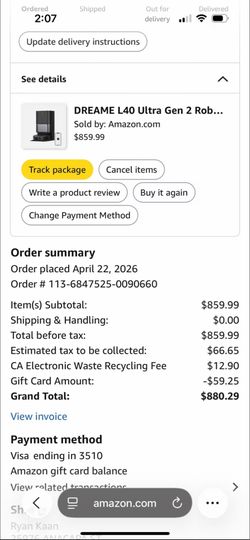 Brand New Dreame L40 Ultra Gen 2 - Sealed Box - Vacuum & Mop Robot
