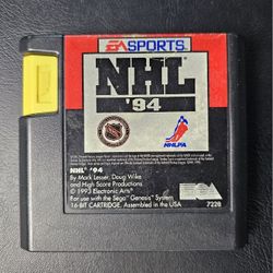 NHL '94 1994 (Sega Genesis, 1993) EA Sports Hockey Game Cart Cartridge Only