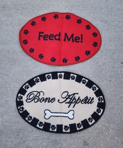 2 DOG PLACEMATS 