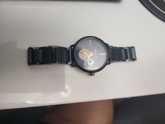 Michael Kors Navy Watch with Crystal Heart