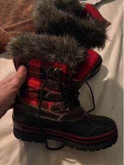 Cute girls vintage y2k red boots