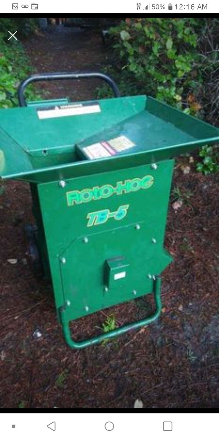 Roto-Hoe Tree Chipper And Mulcher