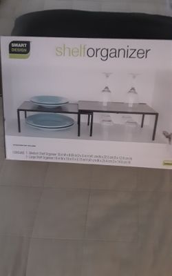 SHELF ORGANIZER- 2pack $10