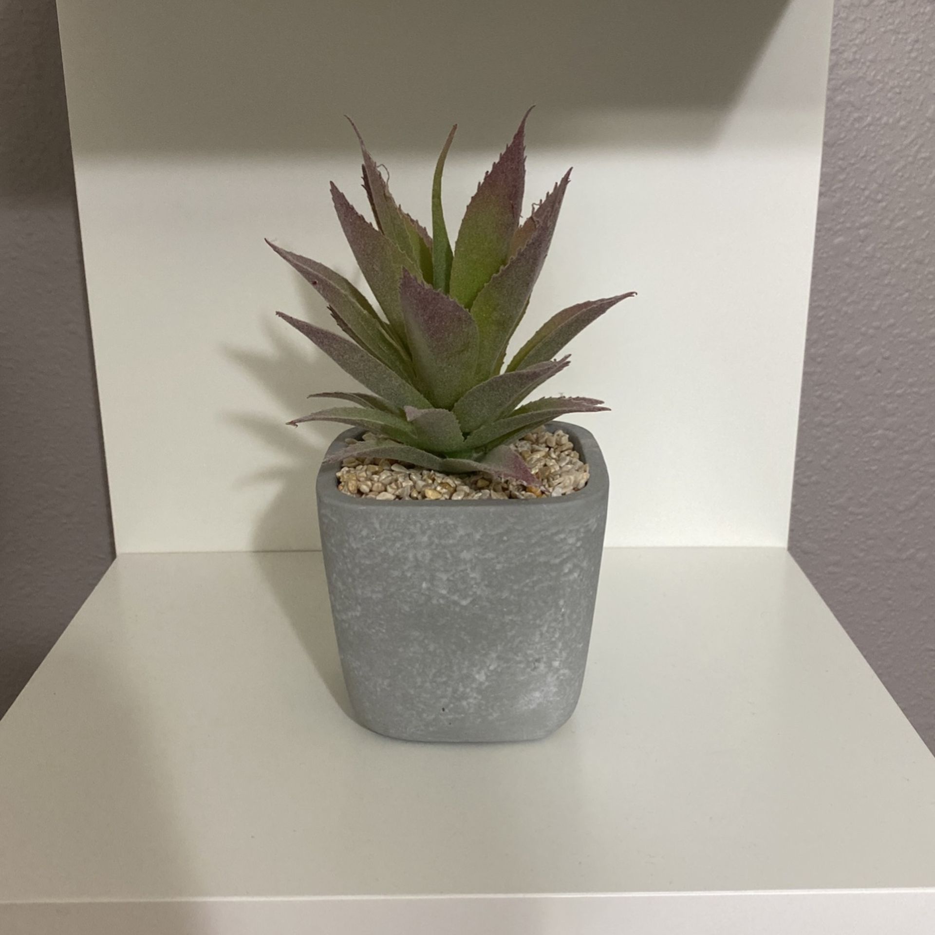 Green And Pink Fake Succulent