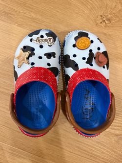 Toy Story crocs toddler size 10
