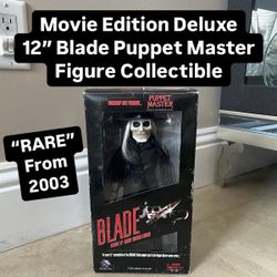 RARE 2003 Movie Edition Deluxe 12” Blade Puppet Master Figure Collectible (Pickup Today Available) 