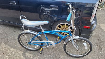 1979 SCHWINN 3 SPEED STINGRAY NEEDS CHAIN AS FOUND MUSCLE BIKE