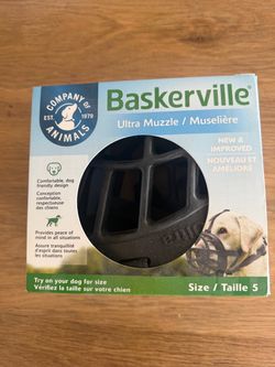 Baskerville Dog muzzle NEW