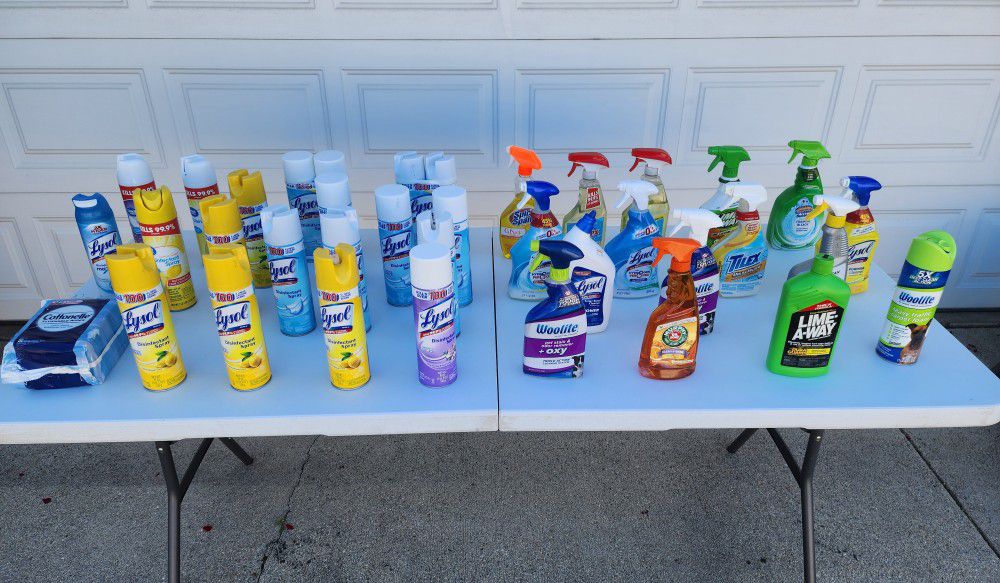 HOUSEHOLD CLEANERS ' LYSOL'S '  $3 Each 