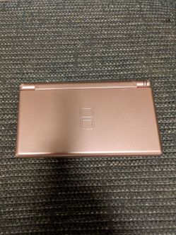 Rose gold Nintendo DS Lite console