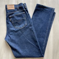 Rare Vintage Levis 540 Leather Tab Jeans USA Made ConeMillsEra Denim Sz 36x34