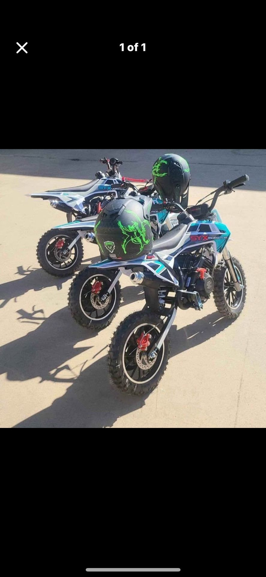Brand New 60 CC dirt Bikes