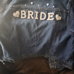 Bride jacket and purse