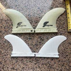 Future Brand Surfboard Fins Twin Quad Setup
