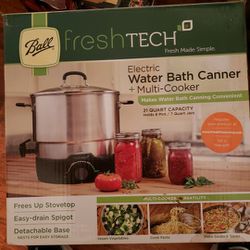 Ball freshTECH 21 Quart Electric Water Bath Canner and Multi-Cooker