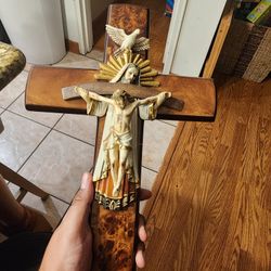 Crucifijo Jesús Católica  Madera Crucifix 
