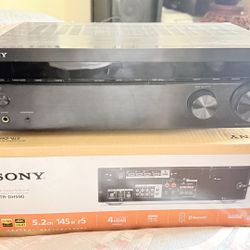 Sony STR-DH590 Bluetooth Hi-Res 4K Ultra HD 5.2 Ch HDMI Surround Sound Receiver