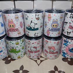 12oz Custom Hello Kitty Tumbler